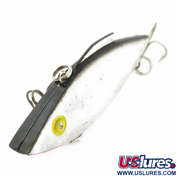 Vintage   Bill Lewis Rat-L-Trap, 1/2oz RT 25 Nickel Black Back fishing lure #24189