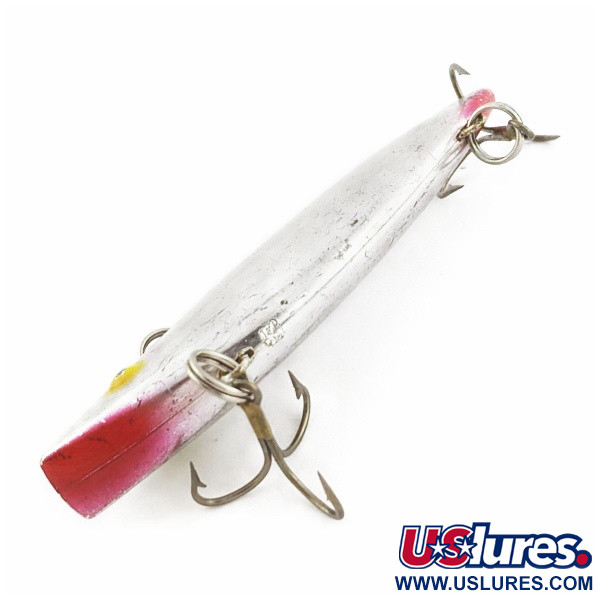 Vintage   Bill Lewis Rat-L-Trap, 1/2oz RT 25 Nickel Black Back fishing lure #24189