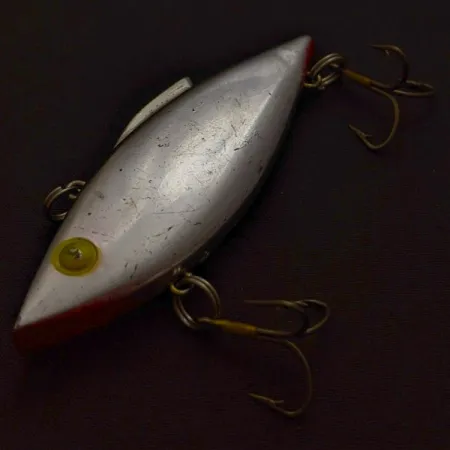 Vintage Bill Lewis Rat-L-Trap, 1/2oz RT 25 Nickel Black Back fishing lure #24189