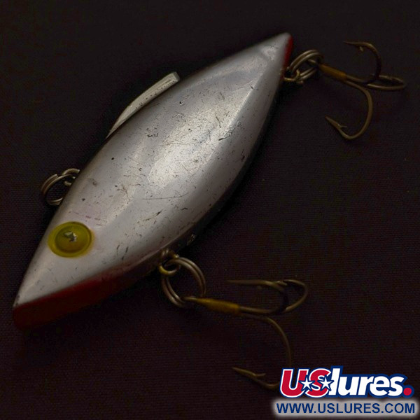 Vintage   Bill Lewis Rat-L-Trap, 1/2oz RT 25 Nickel Black Back fishing lure #24189