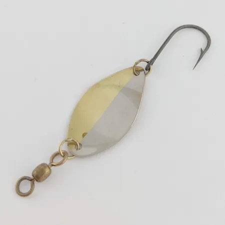 Vintage Otto's ACE BAITS, 3/32oz nickel/brass fishing spoon #24193