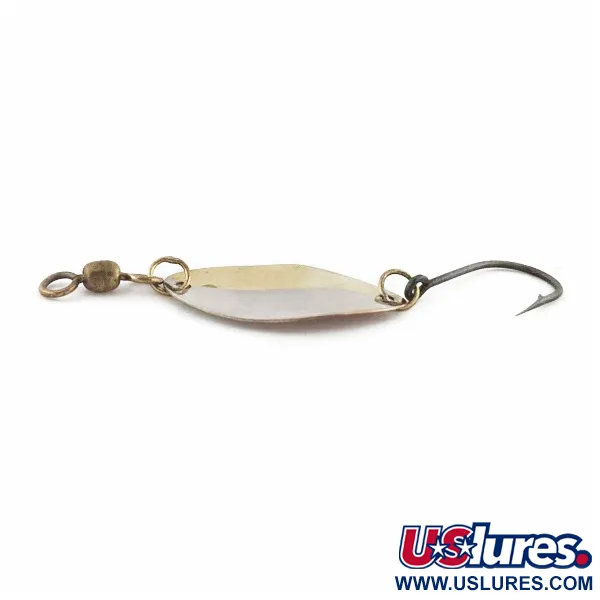 Vintage   Otto's ACE BAITS, 3/32oz nickel/brass fishing spoon #24193