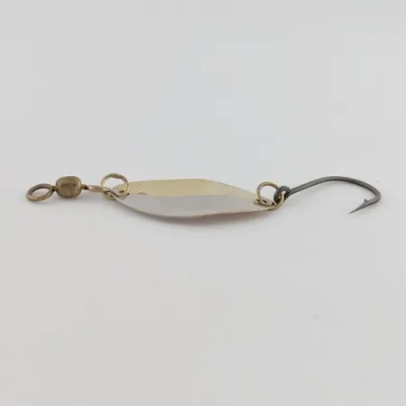 Vintage Otto's ACE BAITS, 3/32oz nickel/brass fishing spoon #24193