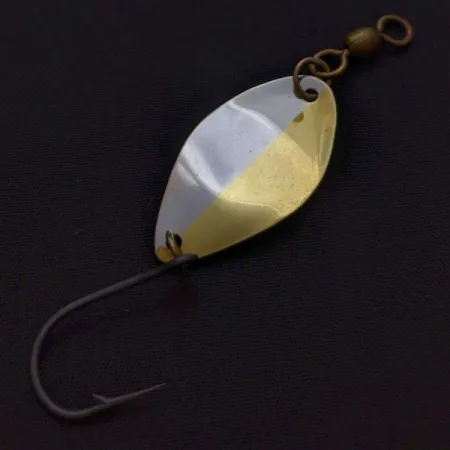 Vintage Otto's ACE BAITS, 3/32oz nickel/brass fishing spoon #24193