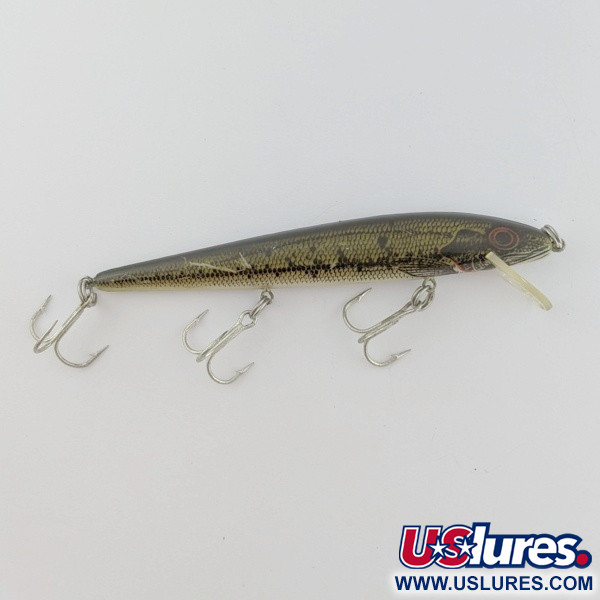 Vintage   Rebel Floater F12, 1/3oz Naturalized Baby Bass fishing lure #24194