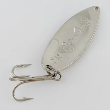 Vintage Seneca Little Cleo (Hula Girl), 3/4oz nickel fishing spoon #24197