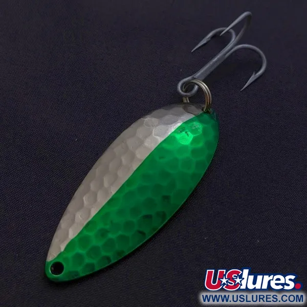 Vintage  Eppinger Dardevle Devle Dog  Detroit (1980 s), 3/4oz Nickel/Green fishing spoon #24199