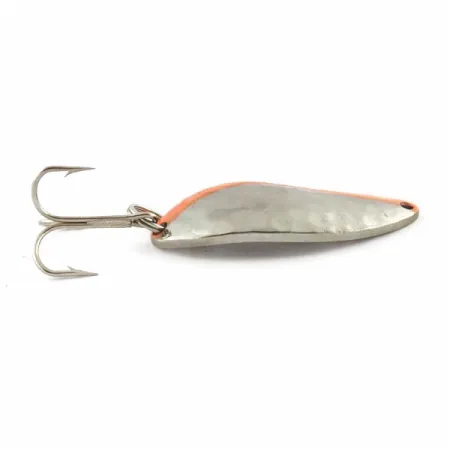 Vintage Eppinger Dardevle Devle Dog  5400 Detroit (1980 s), 1/2oz Nickel/Orange UV fishing spoon #24200