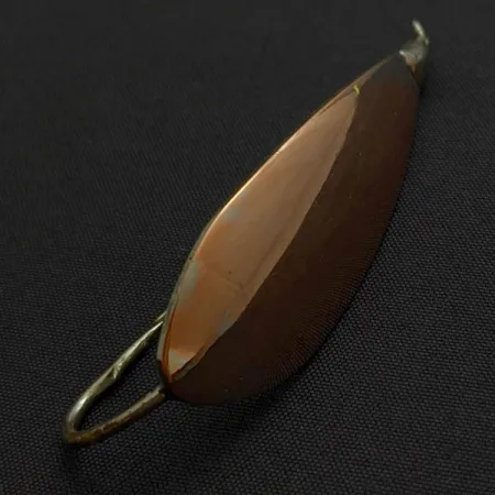 Vintage Johnson Silver Minnow Weedless, 1/3oz silver/copper fishing spoon #24203