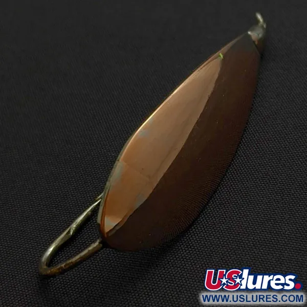 Vintage   Johnson Silver Minnow Weedless, 1/3oz silver/copper fishing spoon #24203