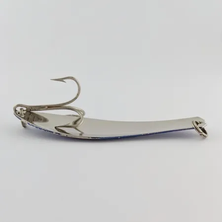 Vintage Prescott Spinner Little Doctor 275, 3/4oz Light Blue / Nickel / Blue fishing spoon #24207