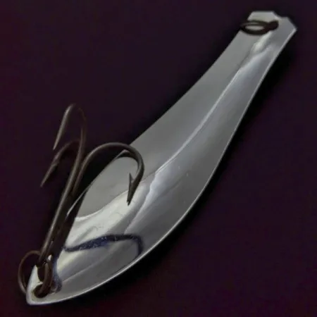 Vintage Prescott Spinner Little Doctor 275, 3/4oz Light Blue / Nickel / Blue fishing spoon #24207