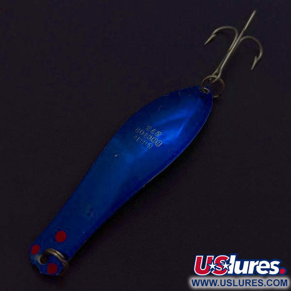 Vintage  Prescott Spinner Little Doctor 275, 3/4oz Light Blue / Nickel / Blue fishing spoon #24207