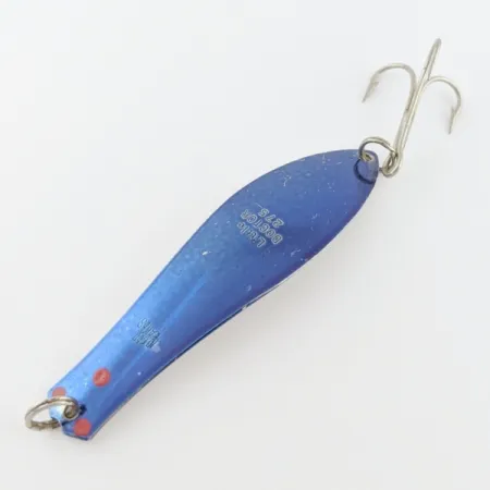 Vintage Prescott Spinner Little Doctor 275, 3/4oz Light Blue / Nickel / Blue fishing spoon #24207