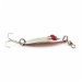 Vintage   Hofschneider Red Eye Junior, 1/4oz silver/brass/red eyes fishing spoon #24210