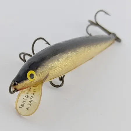 Vintage Rapala Original Floater F9 (Finland) 1950s, 1/8oz S (Silver) fishing lure #24214