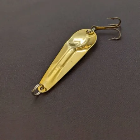 Vintage James Aitken Haver, 2/5oz gold fishing spoon #24215