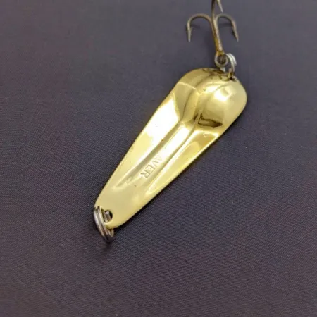 Vintage James Aitken Haver, 2/5oz gold fishing spoon #24215