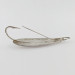 Vintage   Johnson Silver Minnow Weedless, 1/3oz nickel fishing spoon #24217
