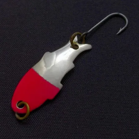 Vintage Shoff's Triple Teazer, 1/32oz  Red / Nickel fishing spoon #24218