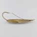 Vintage   Johnson Silver Minnow Weedless, 2/5oz silver/brass fishing spoon #24219