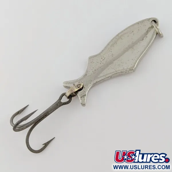 Vintage Pflueger Last Word, 1/2oz nickel fishing spoon #24224