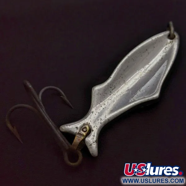 Vintage Pflueger Last Word, 1/2oz nickel fishing spoon #24224