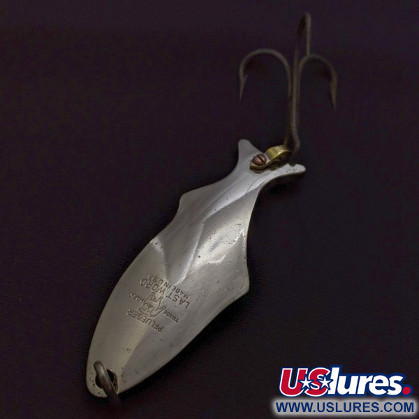 Vintage   Pflueger Last Word, 1/2oz nickel fishing spoon #24224