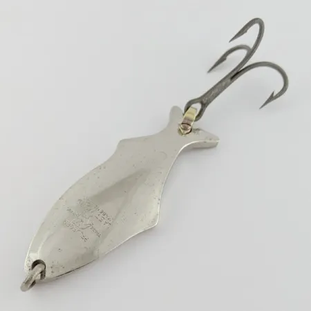 Vintage Pflueger Last Word, 1/2oz nickel fishing spoon #24224