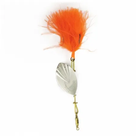 Vintage G.M. Skinner 4 ( pat. Canada 1874), 1/4oz nickel/red spinning lure #24225