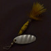 Vintage   Glen Evans Shyster, 1/4oz yellow/nickel spinning lure #24226