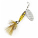 Vintage   Glen Evans Shyster, 1/4oz yellow/nickel spinning lure #24226
