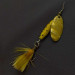Vintage   Glen Evans Shyster, 1/4oz yellow/gold spinning lure #24227