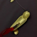 Vintage   Heddon King Stanley, 3/4oz Gold/red fishing spoon #24228