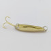 Vintage   Luhr Jensen Hot Shot W, 3/64oz gold fishing spoon #24230