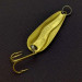 Vintage   Luhr Jensen Hot Shot W, 3/64oz gold fishing spoon #24230