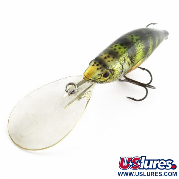 Vintage  LiveTarget  LIVE TARGET Yellow Perch Deep Diving, 1 1/4oz Yellow Perch fishing lure #24232