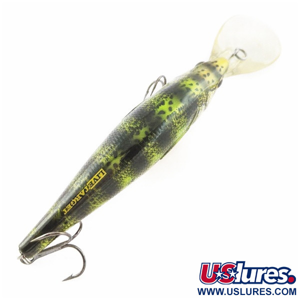 Vintage  LiveTarget  LIVE TARGET Yellow Perch Deep Diving, 1 1/4oz Yellow Perch fishing lure #24232