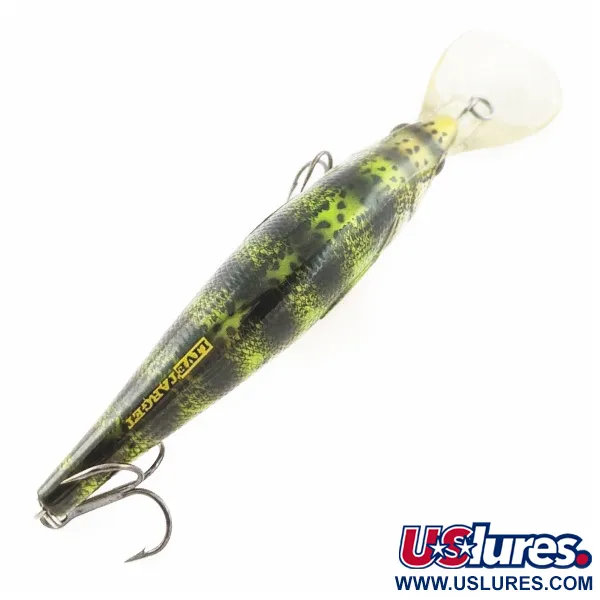 Vintage LiveTarget  LIVE TARGET Yellow Perch Deep Diving, 1 1/4oz Yellow Perch fishing lure #24232
