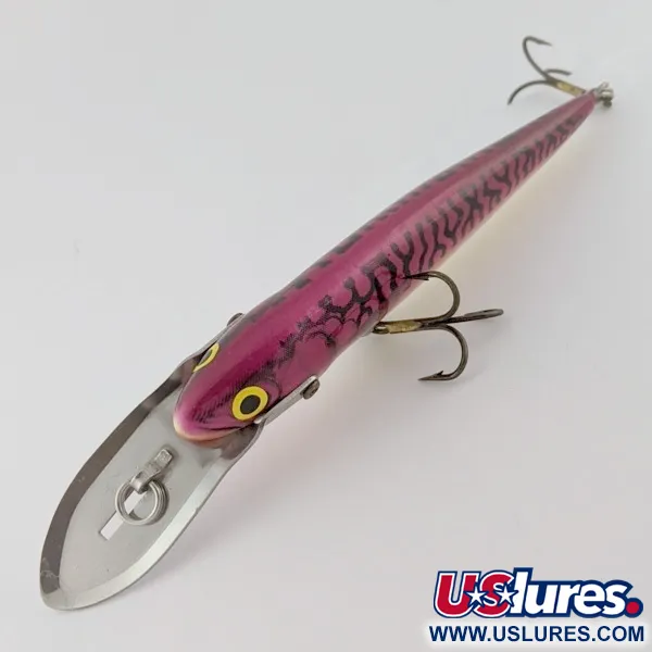 Vintage Salmo Whitefish 13 metal lip, 1oz Red Mackerel  fishing lure #24234