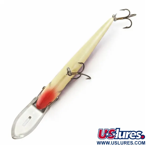 Vintage Salmo Whitefish 13 metal lip, 1oz Red Mackerel  fishing lure #24234