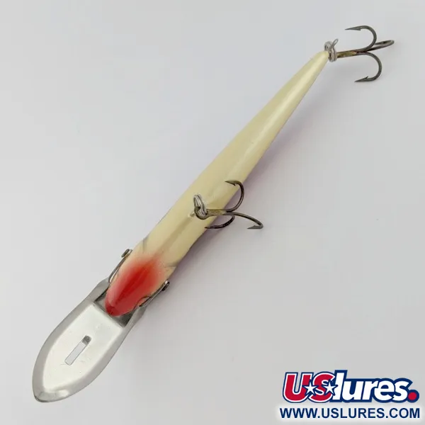 Vintage Salmo Whitefish 13 metal lip, 1oz Red Mackerel  fishing lure #24234