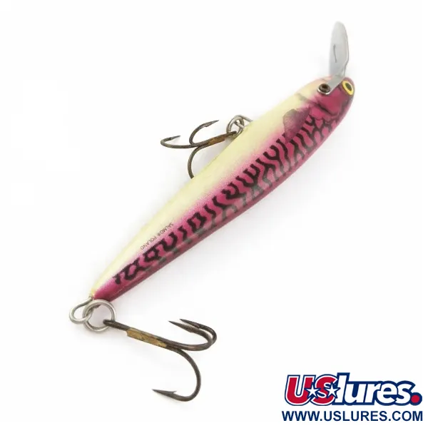 Vintage Salmo Whitefish 13 metal lip, 1oz Red Mackerel  fishing lure #24234