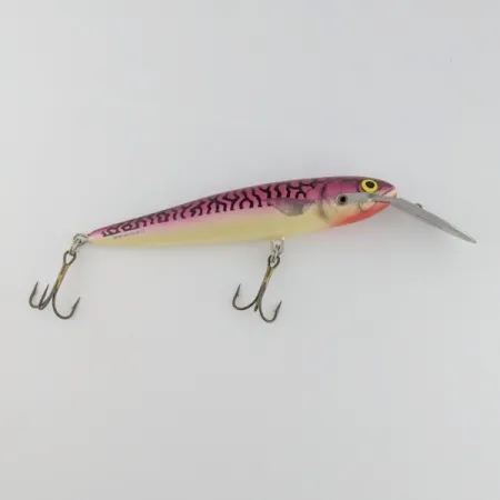 Vintage Salmo Whitefish 13 metal lip, 1oz Red Mackerel  fishing lure #24234