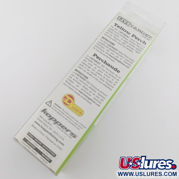 LiveTarget  LIVE TARGET Yellow Perch Deep Diving, 1 1/4oz Yellow Perch fishing lure #24236