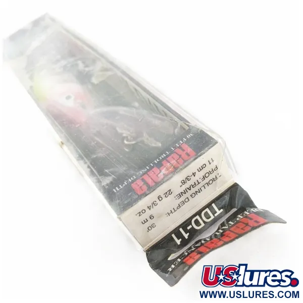 Rapala Deep Tail Dancer 11, 3/4oz CLF (Clown Flash) fishing lure #24237