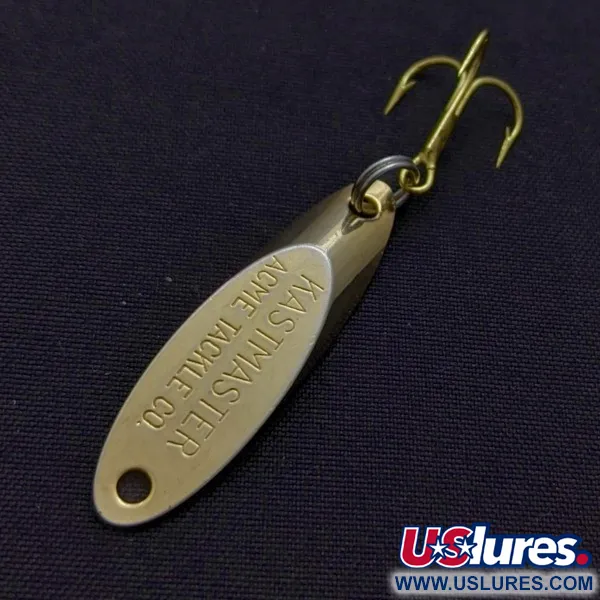Vintage Acme Kastmaster, 1/8oz gold fishing spoon #24238