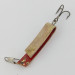 Vintage   South Bend  Super-Duper 503, 3/16oz Gold/red fishing spoon #24239