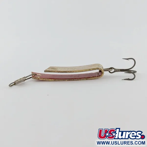 Vintage South Bend  Super-Duper 503, 3/16oz Gold/red fishing spoon #24239