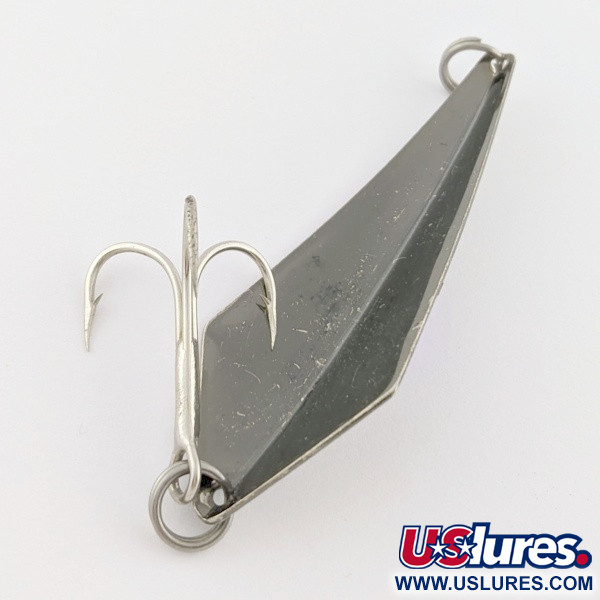 Vintage   Rebel Arrowhead, 3/5oz black/purple fishing spoon #24240